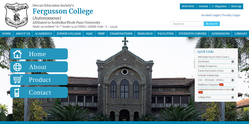 Fergusson College, Fergusson College Course Admission, Fergusson College Fees, Fergusson College Pune