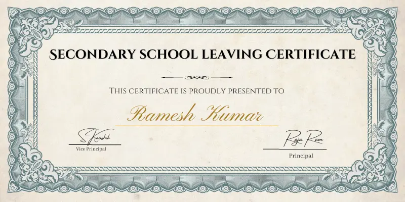 Secondary School Leaving Certificate